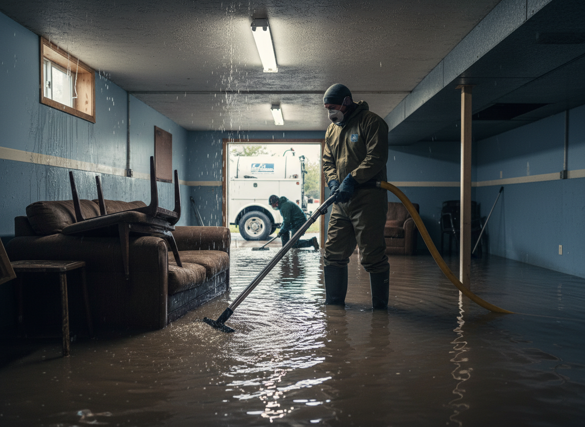Emergency water removal in Whitewater