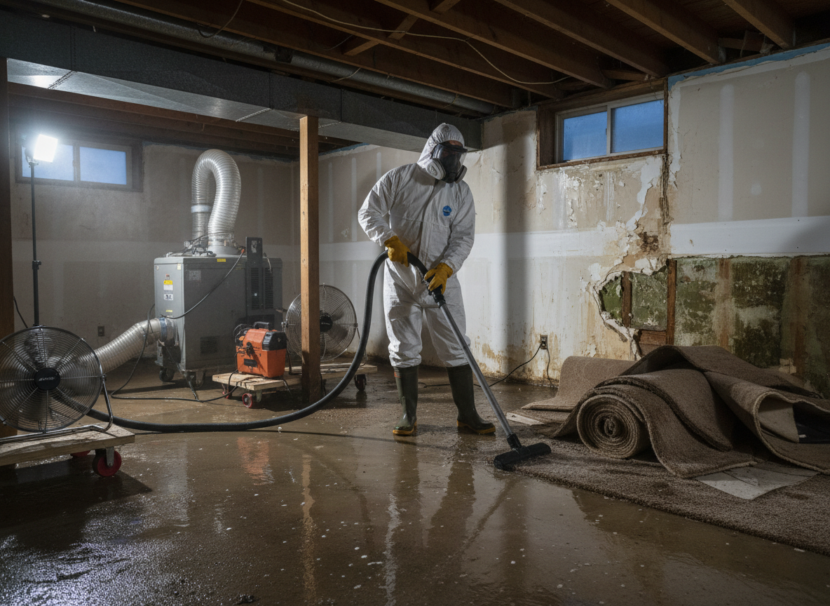 Flood restoration services in Whitewater