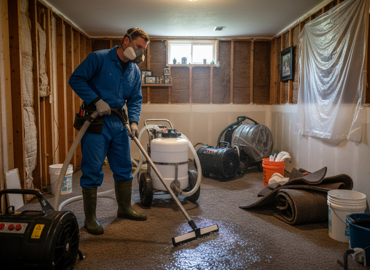 Water damage mitigation in Whitewater